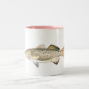 Recherche de poissons de truite tasses Pêcheurs