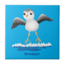 Recherche de bord de la mer carreaux Oiseau