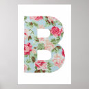Recherche de alphabet floral posters Rose