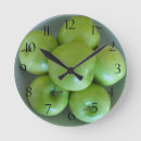 Recherche de pommes vertes horloges Fruit