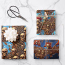 Recherche de bateau de pirate papier cadeau Pirates