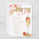 Recherche de pop the bubbly invitations Brunch et mousseux