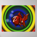 Recherche de poisson rouge posters Pour elle