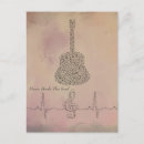 Recherche de guitare cartes postales Amoureux de la musique