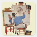 Recherche de rockwell autocollants Portraits
