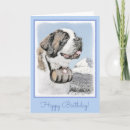 Recherche de saint bernard vœux cartes Chiot