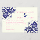 Recherche de rose de damassé mariage invitations Moderne