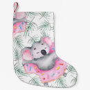 Recherche de koala chaussette de noël Aquarelle