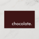Recherche de cookies cartes visite Chocolat