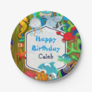 Recherche de crabe assiettes en papier Été