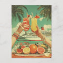 Recherche de boisson tropicale cartes postales Palmiers