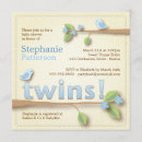 Recherche de vintage twin baby shower invitations Bébé