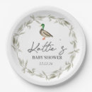 Recherche de canard assiettes Baby shower canard