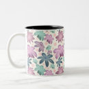 Recherche de papier peint floral tasses Motif sans couture