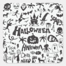 Recherche de chat halloween autocollants Décoration