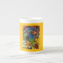 Recherche de visage coloré tasses Jaune