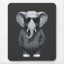 Recherche de éléphants drôles tapis souris Mignon