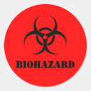 Recherche de symbole de biohazard autocollants Risque