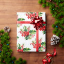Recherche de baie de houx papier cadeau Vintage
