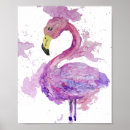 Recherche de flamant posters Violet