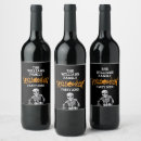 Recherche de halloween bouteilles vin étiquettes Squelette