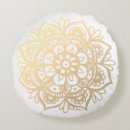 Recherche de fleur de mandala coussins Élégant