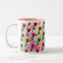 Recherche de fleurs de mosaïque tasses Coloré