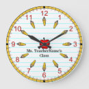 Recherche de salle de classe horloges Crayons