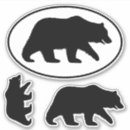Recherche de ours gris autocollants Animal