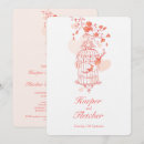 Recherche de inséparables mariage invitations Oiseaux