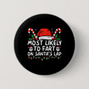 Recherche de noël de famille badges Santa claus