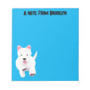Recherche de westie blocsnotes Chiot