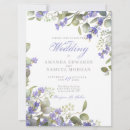 Recherche de lavande 16x22 invitations Violet