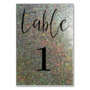 Recherche de silver numbers table mariage table cartes Parties scintillant