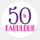Recherche de 50 autocollants 50 et fabuleux