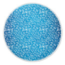 Recherche de motifs géométriques boutons et poignées de porte Bleu