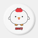 Recherche de zodiaque chinois magnets Coq