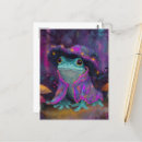Recherche de champignon magique cartes postales Violet