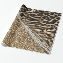Recherche de fourrure de faux papier cadeau Chic