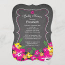 Recherche de hibiscus baby shower invitations Hawaïen