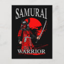 Recherche de samouraïs cartes postales Guerrier