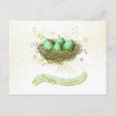 Recherche de oeuf de pâques bleu Nid d'oiseau