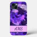 Recherche de pourpre conceptions iphone coques Bleu