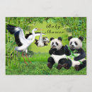 Recherche de amour panda invitations Mignon