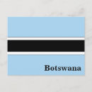 Recherche de drapeau du botswana cartes postales Pays