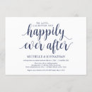 Recherche de mariage réception invitations Bleu marine