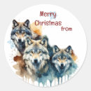Recherche de loup de neige autocollants Noël