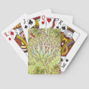 Recherche de motif papier peint jeux de cartes Botanique