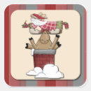 Recherche de père noël mignon autocollants Renne