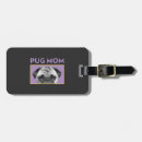 Recherche de pug bagages étiquettes Chiot